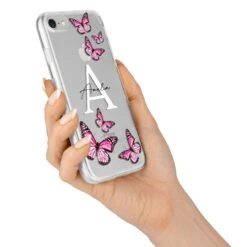Personalised Butterfly IPhone Case -Wrap & Case Store Personalised Butterfly iPhone 7 Bumper Case on Silver iPhone Alternative Image