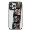 Personalised Camera Film Photo IPhone Case -Wrap & Case Store Personalised Camera Film Photo iPhone 14 Pro Max Black Impact Case on Silver phone