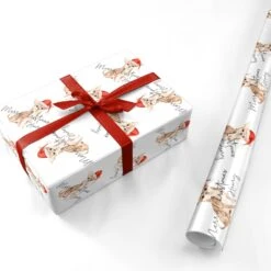 Personalised Christmas Chihuahua Wrapping Paper -Wrap & Case Store Personalised Christmas Chihuahua Personalised Wrapping Paper