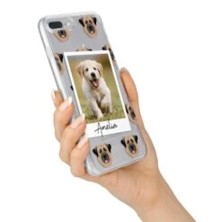 Personalised Dog Photo IPhone Case -Wrap & Case Store Personalised Dog Photo iPhone 7 Plus Bumper Case on Silver iPhone Alternative Image