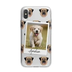 Personalised Dog Photo IPhone Case -Wrap & Case Store Personalised Dog Photo iPhone X Bumper Case on Silver iPhone Alternative Image 1