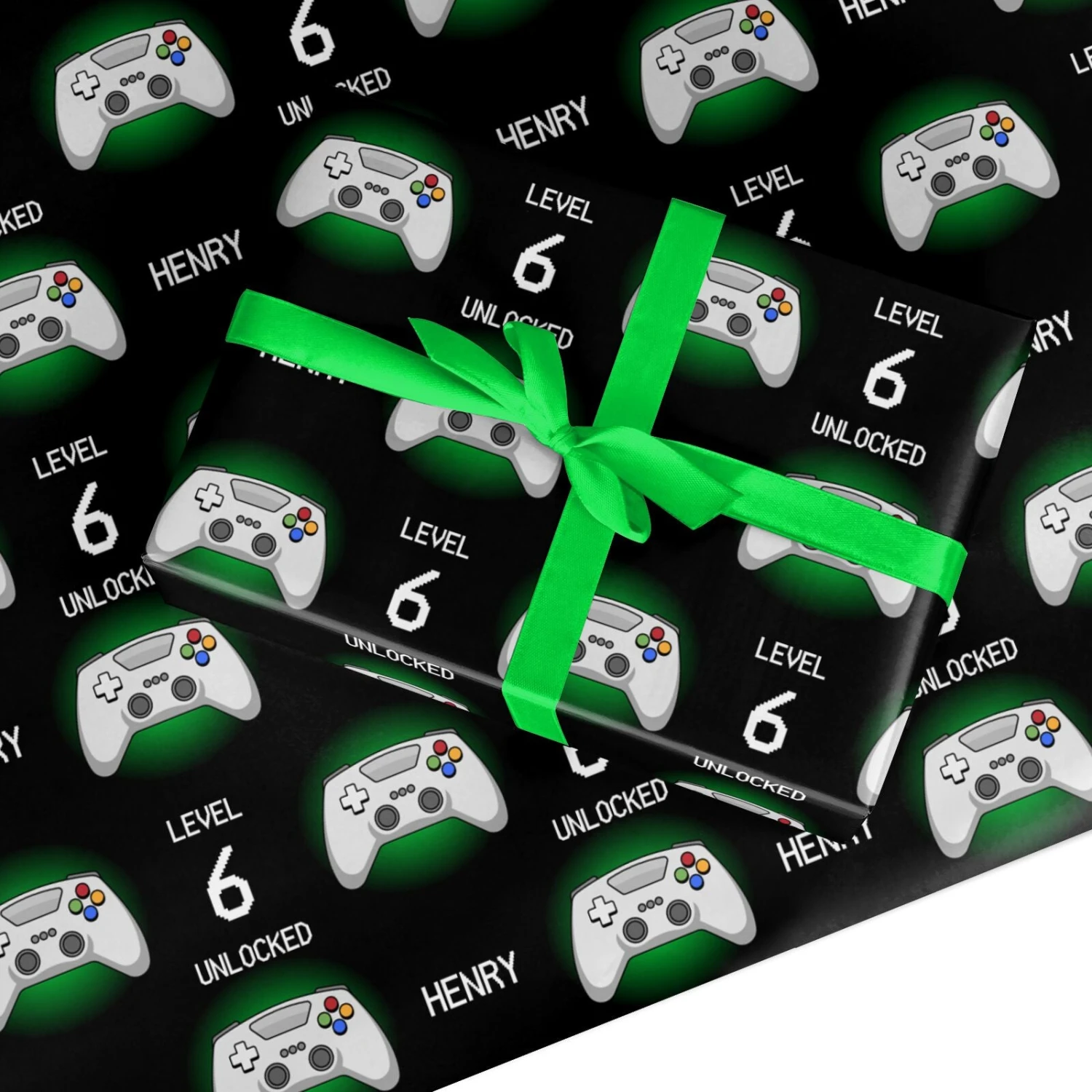 Personalised Gaming Wrapping Paper