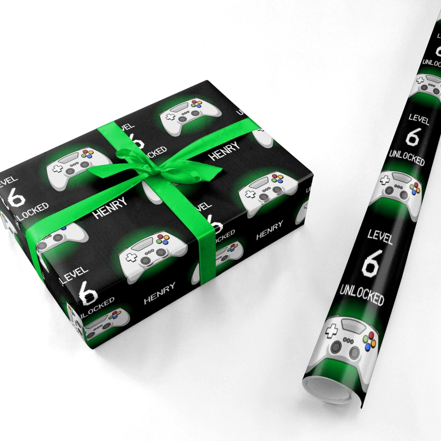 Personalised Gaming Wrapping Paper - Image 3