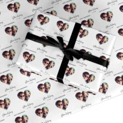 Personalised Happy Anniversary Wrapping Paper