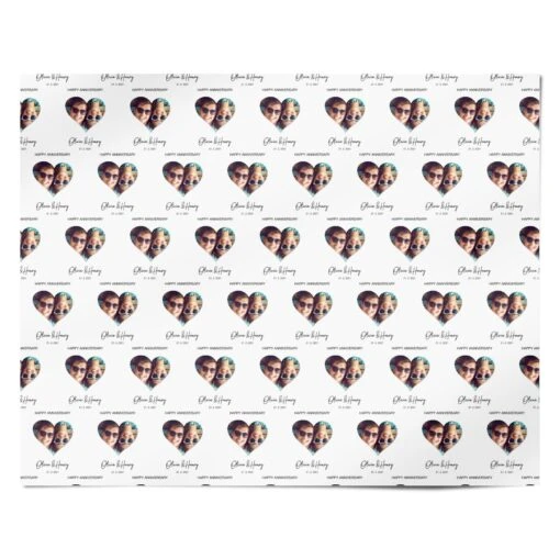 Personalised Happy Anniversary Wrapping Paper - Image 4