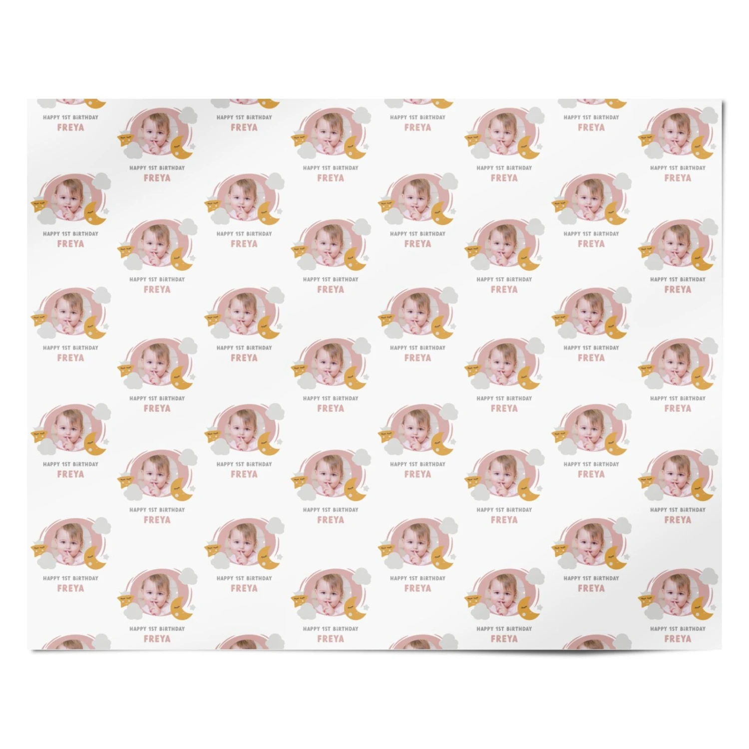 Personalised Happy Birthday Photo Wrapping Paper - Image 4