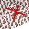 Personalised Horse Christmas Wrapping Paper -Wrap & Case Store Personalised Horse Christmas Custom Wrapping Paper