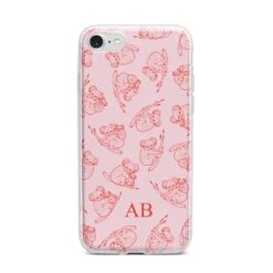Personalised Koala IPhone Case -Wrap & Case Store Personalised Koala iPhone 7 Bumper Case on Silver iPhone