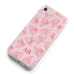 Personalised Koala IPhone Case -Wrap & Case Store Personalised Koala iPhone 8 Bumper Case on Silver iPhone Alternative Image