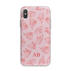 Personalised Koala IPhone Case -Wrap & Case Store Personalised Koala iPhone X Bumper Case on Silver iPhone Alternative Image 1