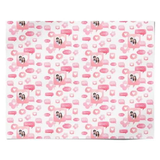 Personalised Likes Photo Wrapping Paper - Image 4
