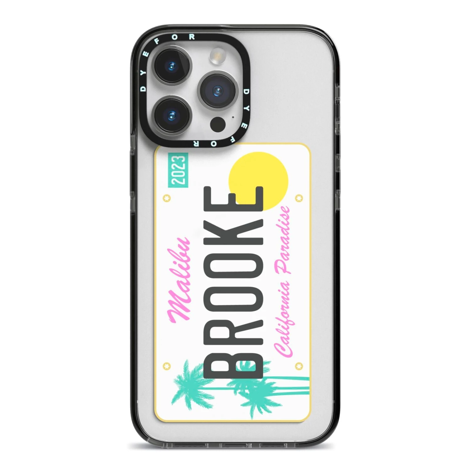 Personalised Malibu License Plate IPhone Case