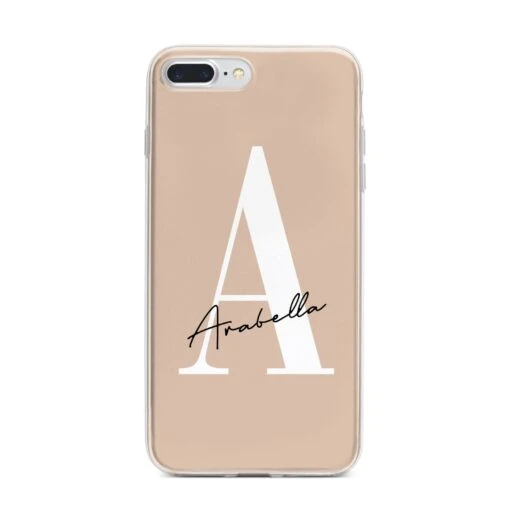 Personalised Nude Colour Initial IPhone Case - Image 14