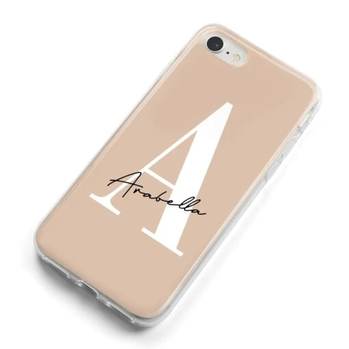Personalised Nude Colour Initial IPhone Case - Image 9