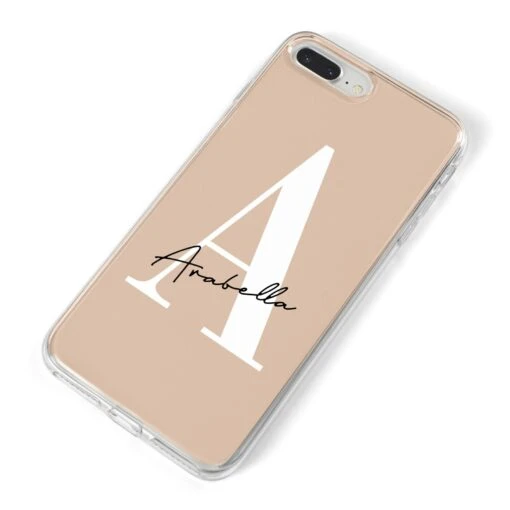 Personalised Nude Colour Initial IPhone Case - Image 11