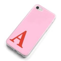 Personalised Pink And Red IPhone Case -Wrap & Case Store Personalised Pink and Red iPhone 8 Bumper Case on Silver iPhone Alternative Image