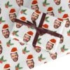 Personalised Santa Hat Photo Face Wrapping Paper -Wrap & Case Store Personalised Santa Hat Photo Face Custom Wrapping Paper