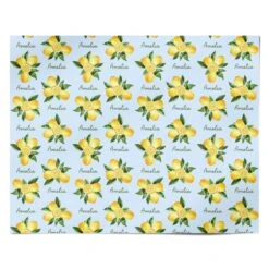Personalised Summer Italian Lemon Wrapping Paper -Wrap & Case Store Personalised Summer Italian Lemon Personalised Wrapping Paper Alternative