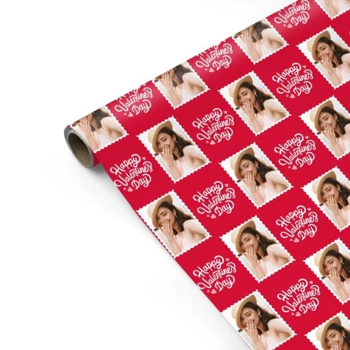 Personalised Valentines Photo Wrapping Paper - Image 2