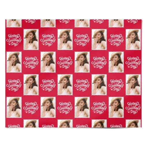 Personalised Valentines Photo Wrapping Paper - Image 4