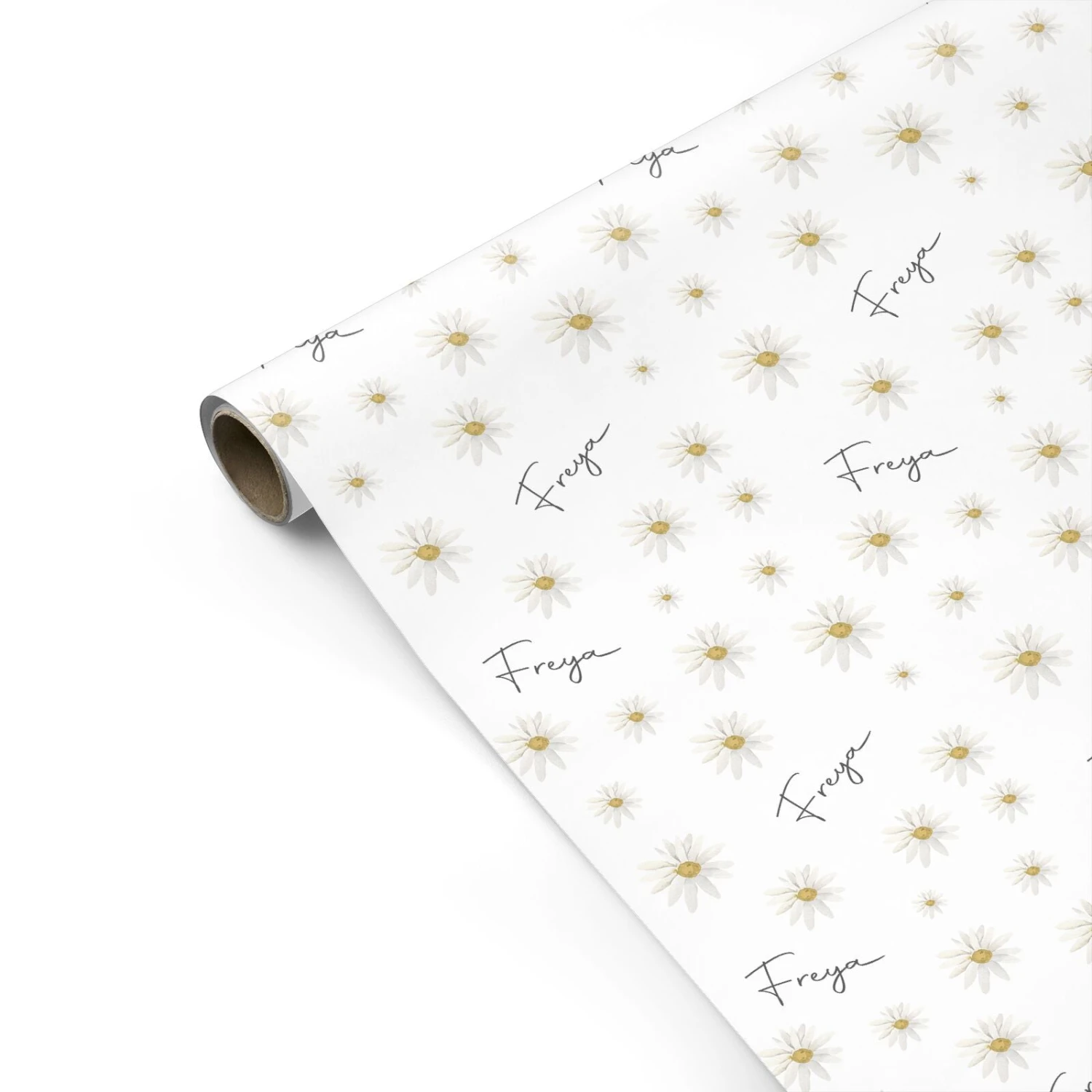 Personalised Vintage Daisy Wrapping Paper - Image 2