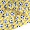 Personalised Yellow And Blue Football Wrapping Paper -Wrap & Case Store Personalised Yellow and Blue Football Custom Wrapping Paper