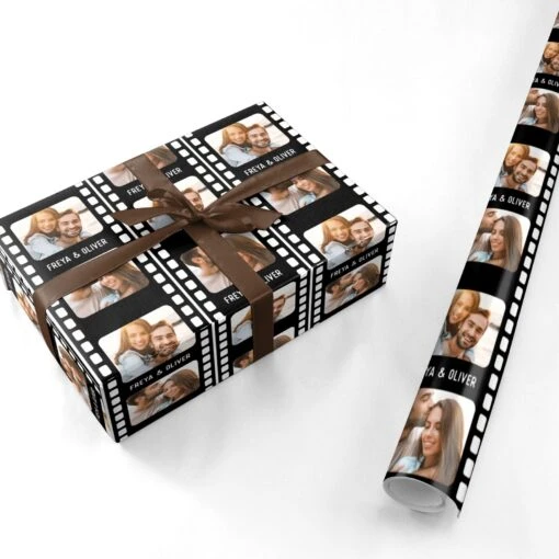 Photo Film Personalised Wrapping Paper - Image 3