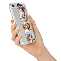 Photo Strip Montage Upload IPhone Case -Wrap & Case Store Photo Strip Montage Upload iPhone 7 Bumper Case on Silver iPhone Alternative Image