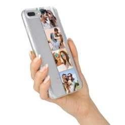 Photo Strip Montage Upload IPhone Case -Wrap & Case Store Photo Strip Montage Upload iPhone 7 Plus Bumper Case on Silver iPhone Alternative Image