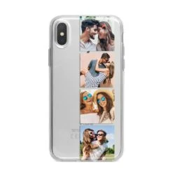 Photo Strip Montage Upload IPhone Case -Wrap & Case Store Photo Strip Montage Upload iPhone X Bumper Case on Silver iPhone Alternative Image 1