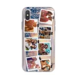 Photo Upload Montage IPhone Case -Wrap & Case Store Photo Upload Montage iPhone X Bumper Case on Silver iPhone Alternative Image 1