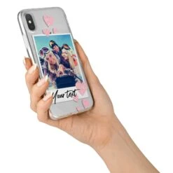 Photo With Text IPhone Case -Wrap & Case Store Photo with Text iPhone X Bumper Case on Silver iPhone Alternative Image 2 f8b4a617 bb62 4b2e b2dd 0e0a5d3d84d6