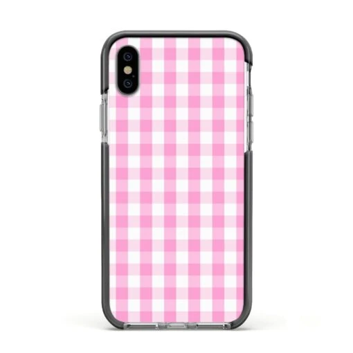 Pink Gingham Check IPhone Case - Image 19