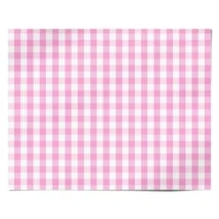 Pink Gingham Check Wrapping Paper -Wrap & Case Store Pink Gingham Check Personalised Wrapping Paper Alternative