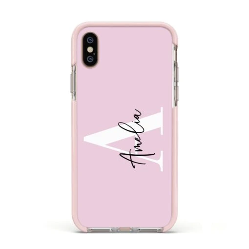 Pink Personalised Initial Name IPhone Case - Image 20