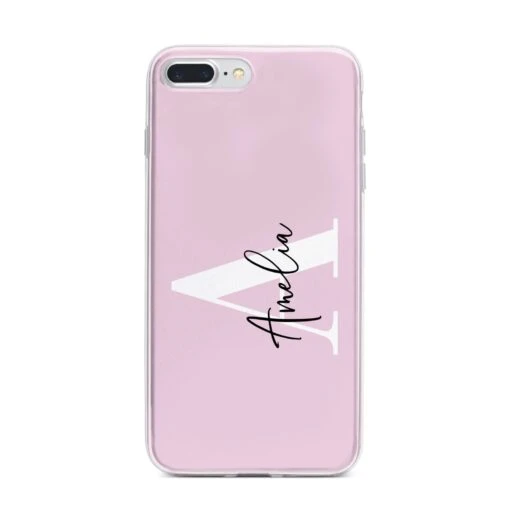 Pink Personalised Initial Name IPhone Case - Image 14