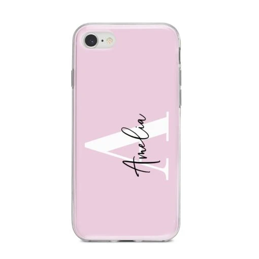 Pink Personalised Initial Name IPhone Case - Image 8