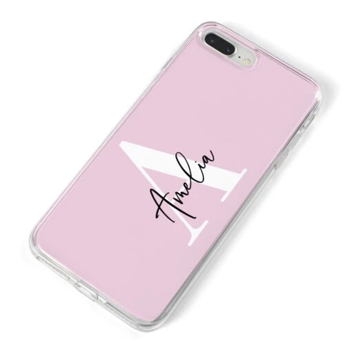 Pink Personalised Initial Name IPhone Case - Image 11
