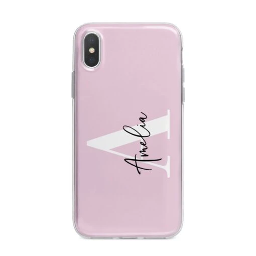 Pink Personalised Initial Name IPhone Case - Image 5