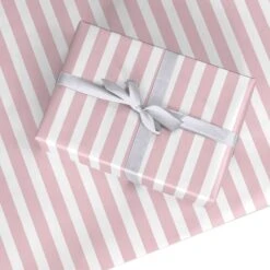 Pink Stripes Wrapping Paper
