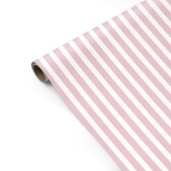Front Page -Wrap & Case Store Pink Stripes Personalised Gift Wrap