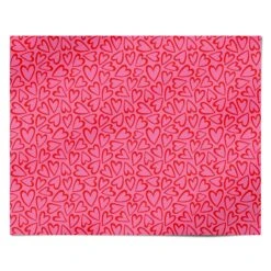 Pink And Red Love Heart Wrapping Paper -Wrap & Case Store Pink and Red Love Heart Personalised Wrapping Paper Alternative