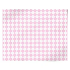 Pink And White Checkered Wrapping Paper -Wrap & Case Store Pink and White Checkered Personalised Wrapping Paper Alternative