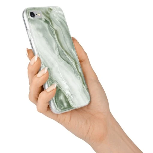 Pistachio Green Marble IPhone Case - Image 13