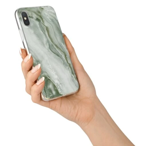 Pistachio Green Marble IPhone Case - Image 6