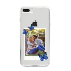 Polaroid Photo IPhone Case -Wrap & Case Store Polaroid Photo iPhone 8 Plus Bumper Case on Silver iPhone