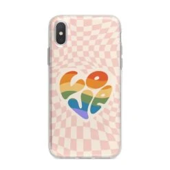 Pride IPhone Case -Wrap & Case Store Pride iPhone X Bumper Case on Silver iPhone Alternative Image 1