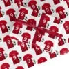Red Football Shirt Personalised Wrapping Paper -Wrap & Case Store Red Football Shirt Personalised Custom Wrapping Paper