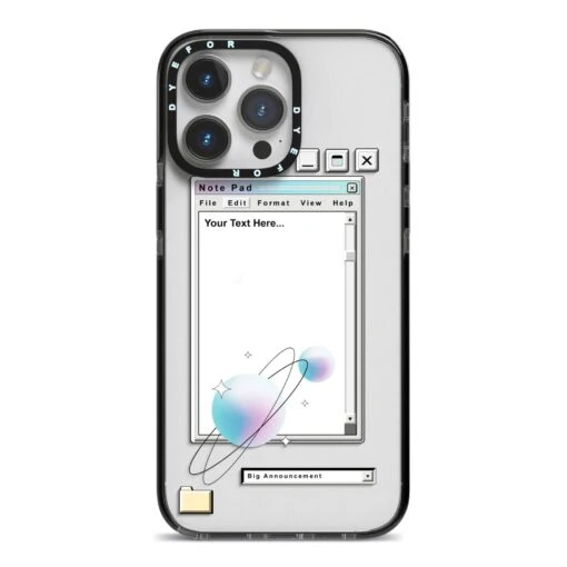 Retro Note Pad IPhone Case