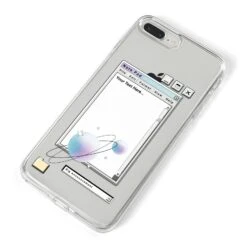 Retro Note Pad IPhone Case -Wrap & Case Store Retro Note Pad iPhone 8 Plus Bumper Case on Silver iPhone Alternative Image
